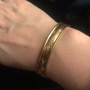 Avon signed Vintage Gemini Cuff Bracelet